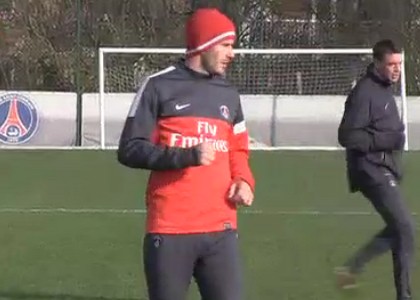 Dalla Francia: Beckham, primo allenamento col Psg