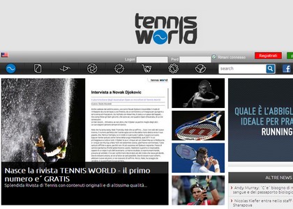 Nasce la rivista Tennis World Italia: scarica il primo numero