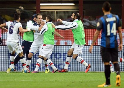 Serie A: l'Inter non c'è, il Bologna passa al Meazza