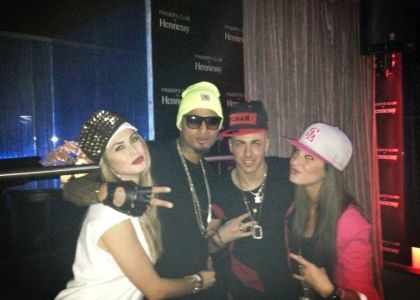 Il Faraone al compleanno di Boateng