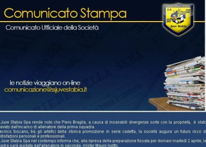 Juve Stabia: un Pesce d'aprile l'esonero di Braglia