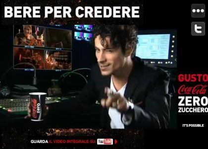 Milan-Napoli: gustati la sfida con Coca Cola Zero. Video