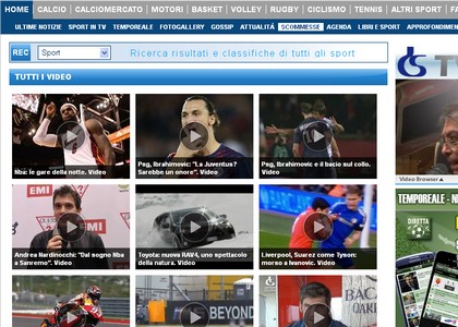 Novità Datasport: ecco la pagina con tutti i video