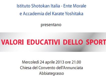 'I valori educativi dello sport': convegno ad Abbiategrasso