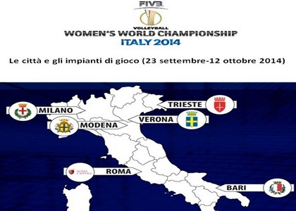 Mondiale Volley femminile 2014: Italia padrona di casa. Video