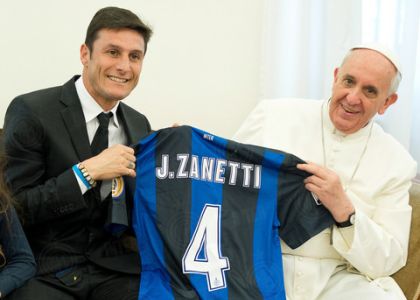 Inter, Zanetti dal Papa: 