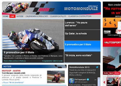 MotoGp, mondiale 2013: lo speciale di Datasport. Live