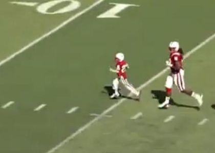 Football: bimbo malato di cancro fa touchdown. Video