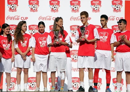 Coca-Cola Cup: i giovani vincitori ospiti della Juve campione
