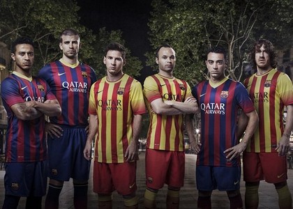 Barcellona: presentate maglie stagione 2013/2014. Foto