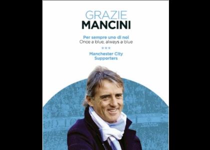 City, i tifosi a Mancini: 