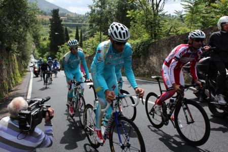 Nibali e Bettini provano il circuito mondiale