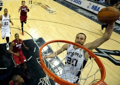 Nba, Finals: Ginobili da applausi, Spurs avanti 3-2