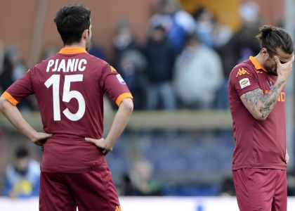 Roma contestata al raduno, assente Osvaldo
