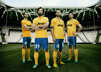 Juventus: la seconda maglia torna gialla