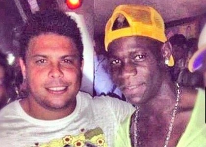 Milan: Balotelli incontra Ronaldo. Foto