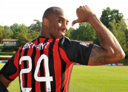 Milan: Kobe Bryant in visita a Milanello