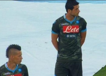 Napoli: la seconda maglia è mimetica