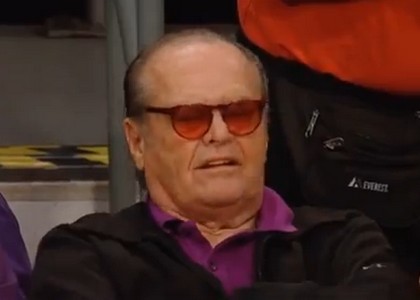 Nba: Jack Nicholson al lavoro per i Lakers