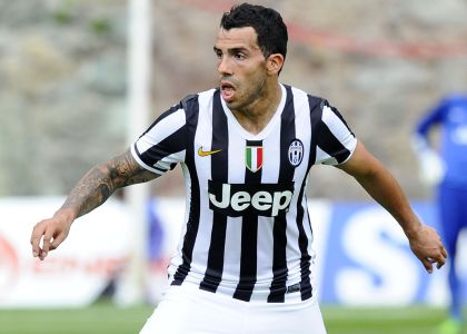 Amichevoli: Tevez gol, poker Juventus a Villar Perosa