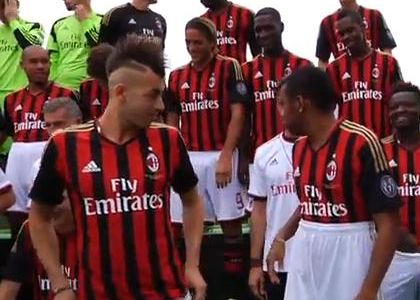 Milan: Robinho e Nocerino alla Fantozzi. Video
