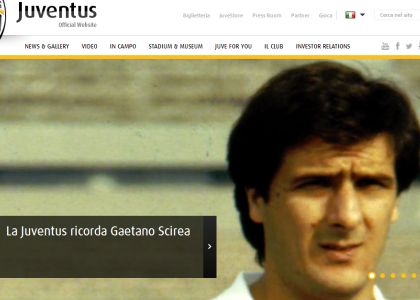 La Juventus ricorda Scirea: 