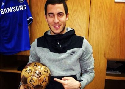 Pallone d'oro? Per Hazard c'è quello di legno