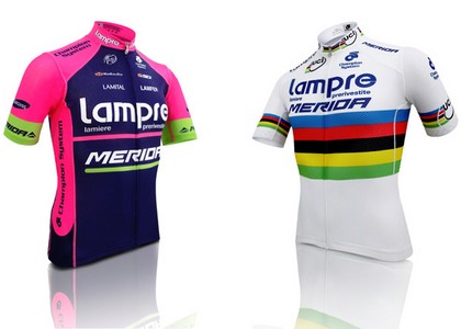 Ciclismo: la maglia 2014 della Lampre-Merida