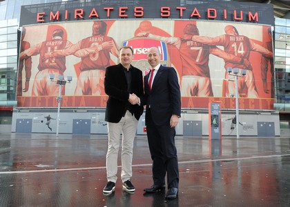 Nuovo sponsor tecnico per l'Arsenal