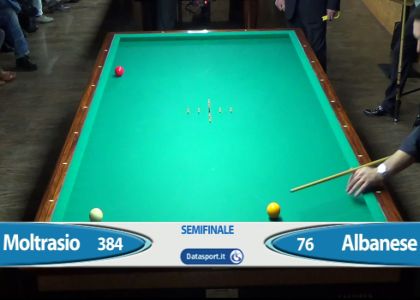 Biliardo, 26 gennaio 2014: la semifinale Moltrasio-Albanese. Video