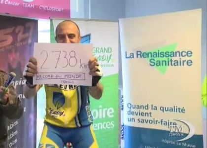 Ciclismo: Micaletti record, 2.738 km in 6 giorni. Video