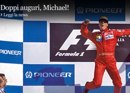 Ferrari, doppi auguri a Schumacher: 