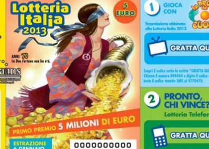 Lotteria Italia 2013, scopri tutti i biglietti vincenti