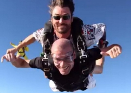 Zidane, paracadutista felice