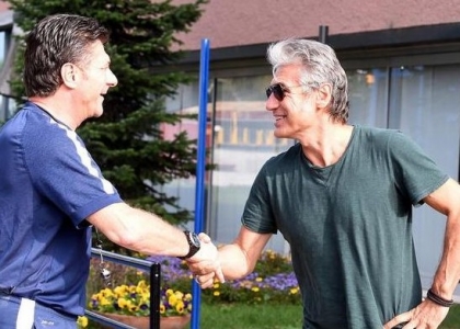 Inter: Ligabue in visita ad Appiano Gentile