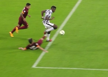 Juventus-Roma: rissa e rigori, la moviola. Live