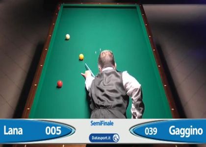 Biliardo, Seconda categoria Lombardia: semifinale Gaggino-Lana. Video