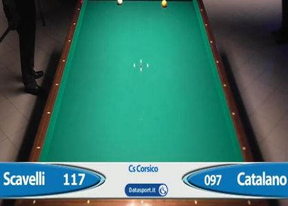 Biliardo, Seconda categoria Lombardia: ottavo di finale Scavelli-Catalano. Video