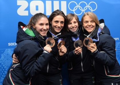 Sochi 2014, short track: staffetta italiana di bronzo nei 3000