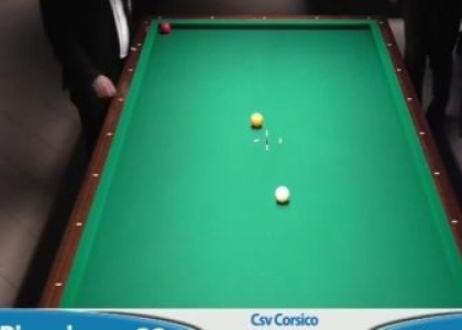 Biliardo, Seconda categoria Lombardia: la sfida Bigoni-Benzoni. Video