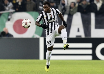 Juventus: crack Asamoah, stop di 3-4 mesi
