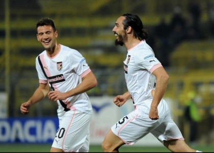 Serie B: Barreto-Bolzoni, il Palermo vede la A