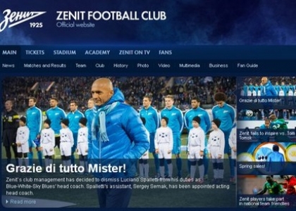 Zenit, ufficiale: esonerato Spalletti