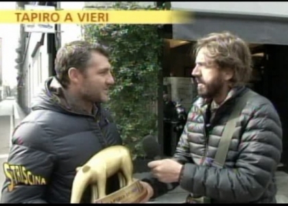 Striscia la Notizia: Tapiro d'oro a Christian Vieri