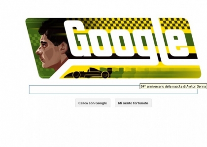 Il doodle per ricordare Ayrton Senna