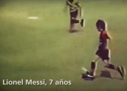 Argentina: Messi a 7 anni, una pulce imprendibile. Video