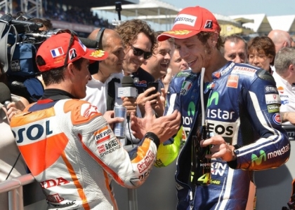 MotoGP, Francia: Marquez nella storia, Rossi secondo