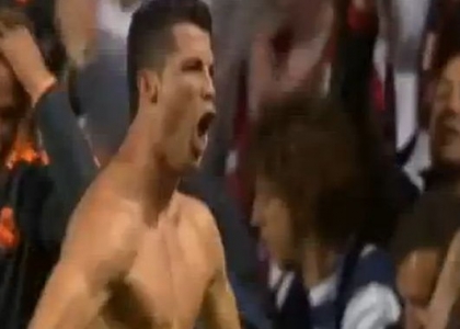 Ronaldo a petto nudo? E' la posa per un film