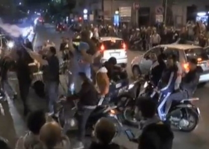 Napoli: tifosi in festa per la Coppa Italia. Video