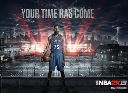 Basket, Kevin Durant sulla cover di NBA 2K15